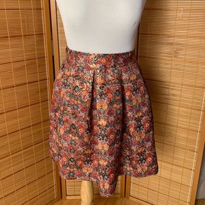 Maeve jacquard skirt